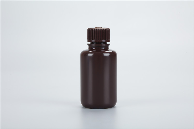 60ml HDPE brun bouche étroite